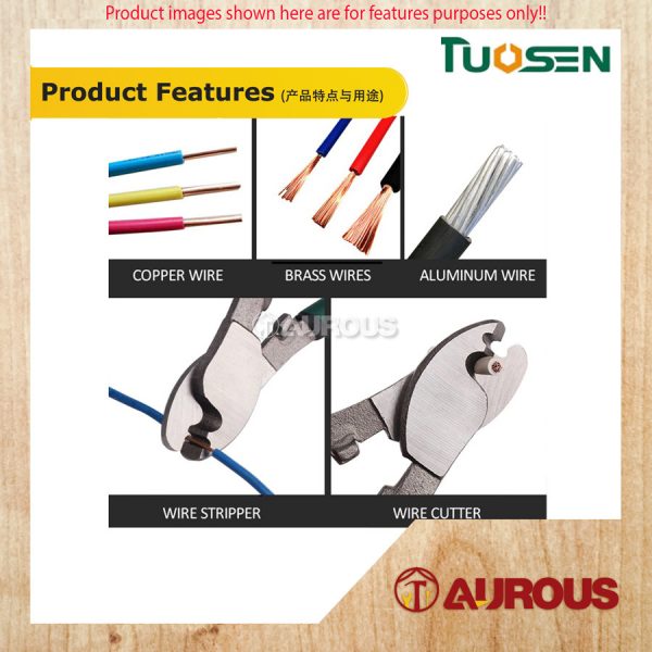 TUOSEN CABLE CLAMP CUTTER / WIRE STRIPPER (6" 11802 , 8'' 11819 , 10'' 11833) - Image 6