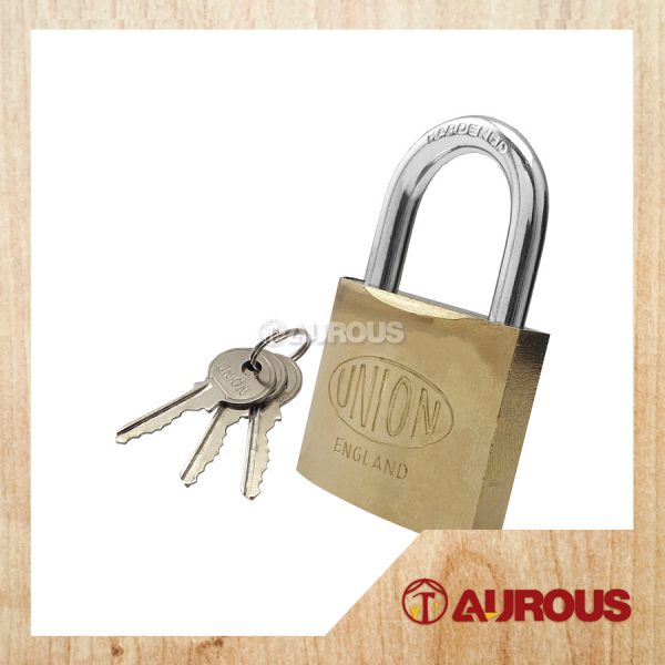 UNION PIN TUMBLER SECURITY PADLOCK 100% BRASS CYLINDER (UP564B-38MM / UP565B-50MM)