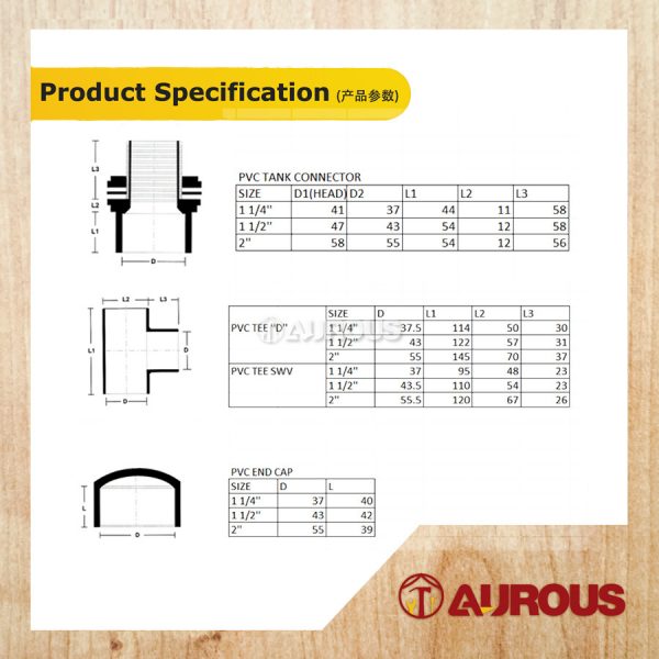 1 1/4'' 32MM PVC FITTING CONNECTOR / PIPE FITTING / PVC FITTING / PENYAMBUNG PAIP - Image 5