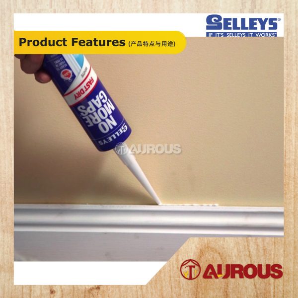 SELLEYS NO MORE GAPS GAP SEALANT - WHITE 380G - Image 6