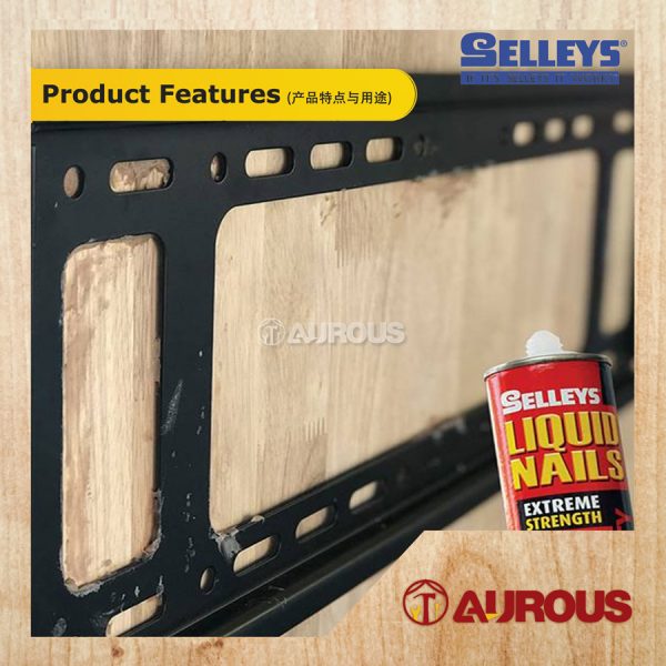 SELLEYS EXTREME STRENGTH LIQUID NAILS CONSTRUCTION ADHESIVE 350G (RED TUBE) - Image 5
