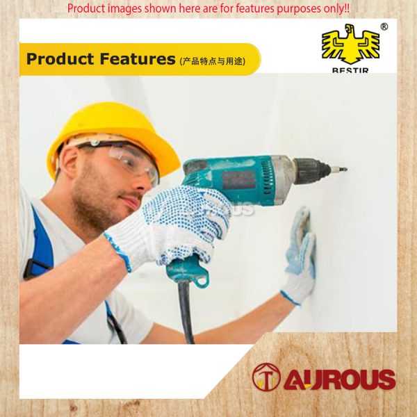 BESTIR 10MM ELECTRIC DRILL 450W / GERUDI ELEKTRIK (P0201) - Image 6