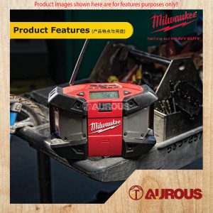 MILWAUKEE M12 RADIO SPEAKER C/W MP3 PLAYER CONNECTION C12 JSR-0 (BARE TOOL) - Image 7