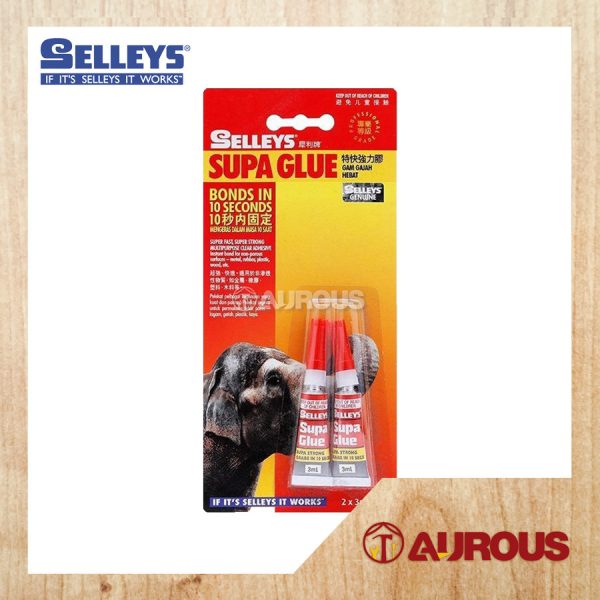 SELLEYS SUPA GLUE TWIN-PACK 3ML