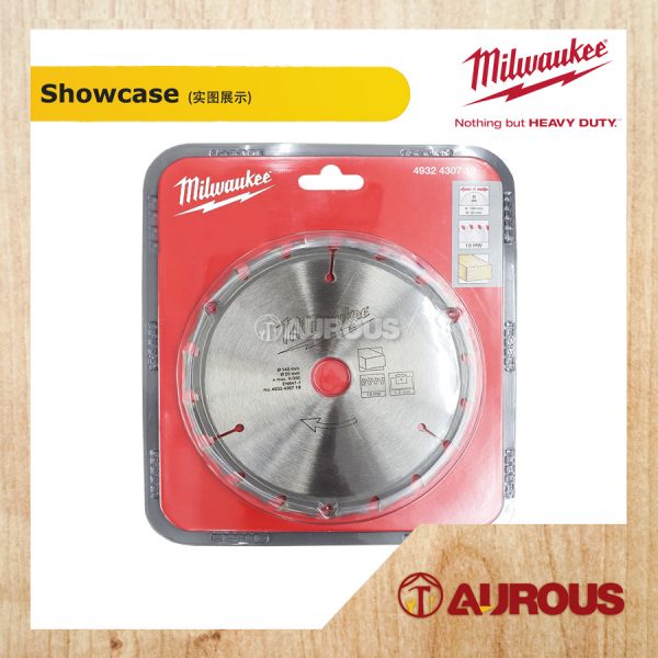 MILWAUKEE 140MM 18T ENDURANCE CIRCULAR SAW BLADE WOOD CUTTING (4932-4307-19) - Image 2