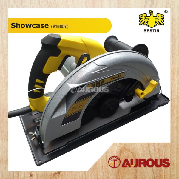 BESTIR 9'' HAND-HELD CIRCULAR SAW WOOD CUTTER 2200W / MESIN GERGAJI PEMOTONG KAYU (P0503) - Image 3