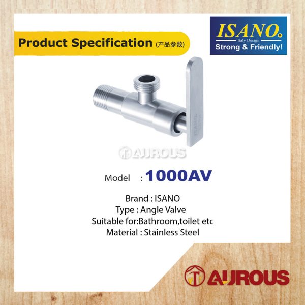 ISANO SUS304 ANGLE VALVE (1000AV) - Image 2
