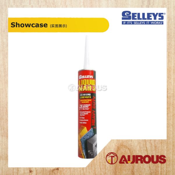 SELLEYS EXTREME STRENGTH LIQUID NAILS CONSTRUCTION ADHESIVE 350G (RED TUBE) - Image 3