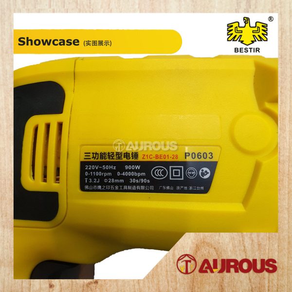 BESTIR 900W 28MM ROTARY HAMMER DRILL / MESIN GERUDI TUKUL PUTAR (P0603) - Image 5