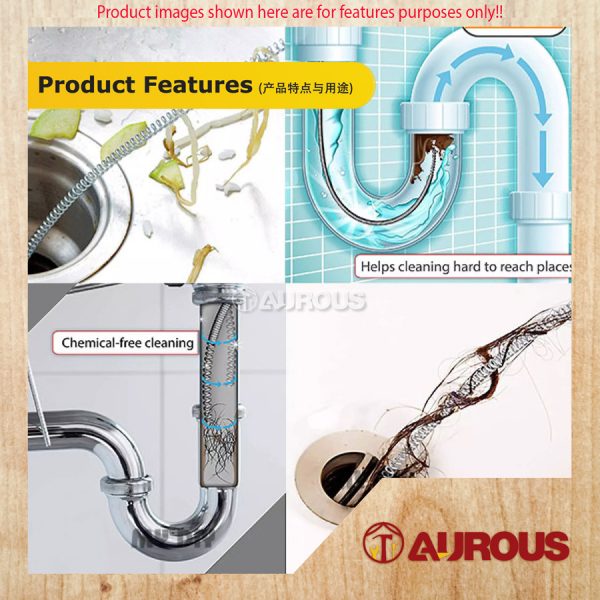 MITCO SEWER DREDGER DRAIN CLEANER SPRING WITH HANDLE / CLOG REMOVER FLEXIBLE SPRING - Image 7