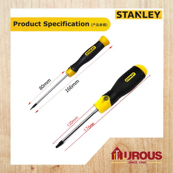 Stanley Torx Head Screwdriver T5-T15 - Image 8