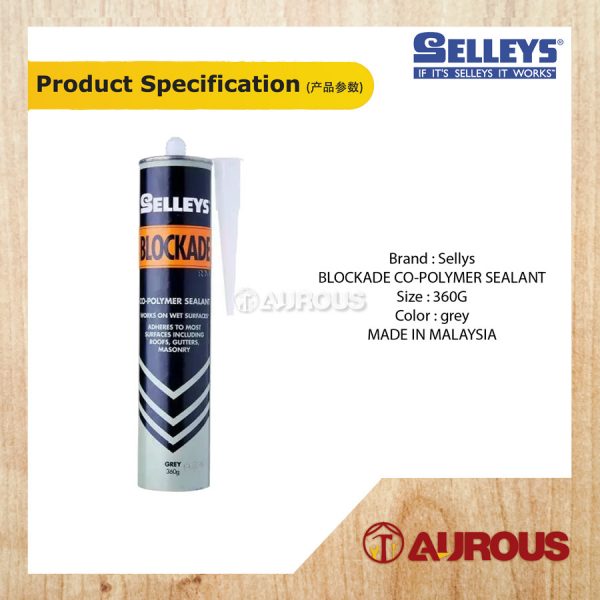 SELLEYS BLOCKADE CO-POLYMER SEALANT - GREY 360G - Image 3