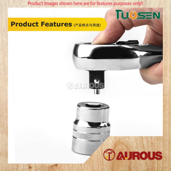 TUOSEN QUICK RELEASE RATCHET WRENCH SPANNER 1/2'' MODEL : TSKT - Image 8
