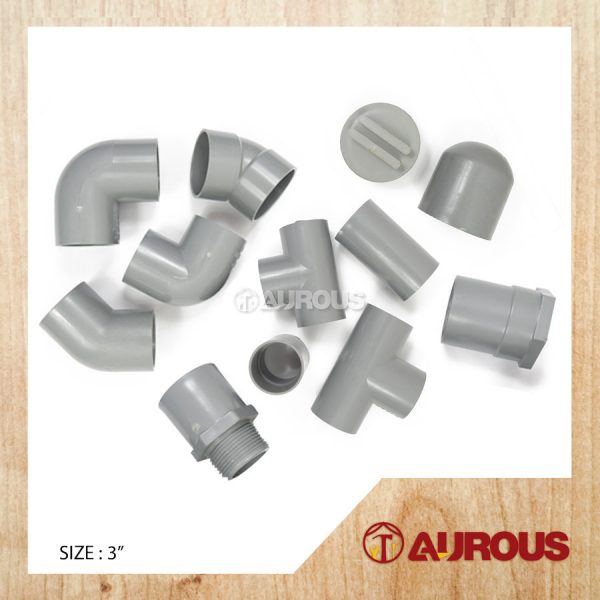 3'' PVC FITTING CONNECTOR / PIPE FITTING / PVC FITTING / PENYAMBUNG PAIP
