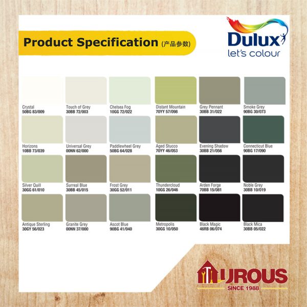 DULUX PENTALITE CLASSIC 5 LITRE (WHITE AND OTHERS COLOUR SERIES) - Image 3
