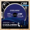 COOLMAN 88 SERIES C88 CONTINUOUS RIM BLADE CUTTING DISC 4"/110MM (WET)