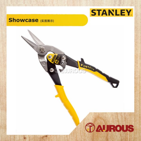 STANLEY FATMAX MAXSTEEL AVIATION SNIPS STRAIGHT CUT 254MM/10'' (14-563) - Image 2