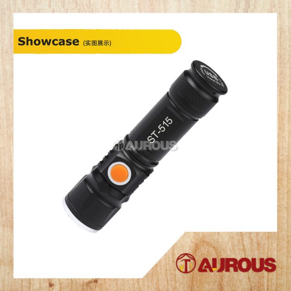 OUTDOOR ST-515 T6 MINI USB FLASHLIGHT LED 800LM CHARGEABLE TORCH LIGHT - Image 3