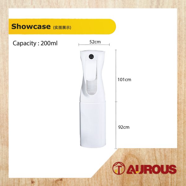 HAND PRESSURE FINE MIST SPRAYER ALCOHOL DISINFECTION SPRAY EMPTY BOTTLE (200ML/300ML) - Image 11