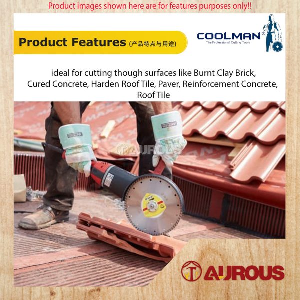 COOLMAN 88 SERIES T88 CONTINUOS TURBO RIM BLADE CUTTING DISC 4"/105MM - Image 5