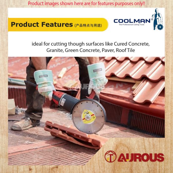 COOLMAN 88 SERIES S88 DRY SEGMENTED BLADE CUTTING DISC 4''/112MM - Image 5