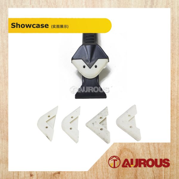 7PCS SET CAULKING TOOL KIT WITH 5 SILICONE CAULK FINISHING TOOL SET ANGLE SCRAPER CAULK REMOVER - Image 5