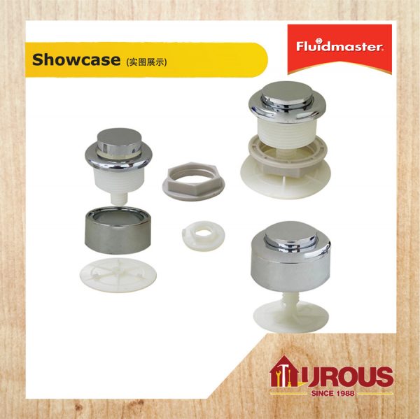 FLUIDMASTER SINGLE FLUSH PUSH BUTTON / TOP PUSH FLUSH VALVE 520A01 2" (50MM) - Image 6