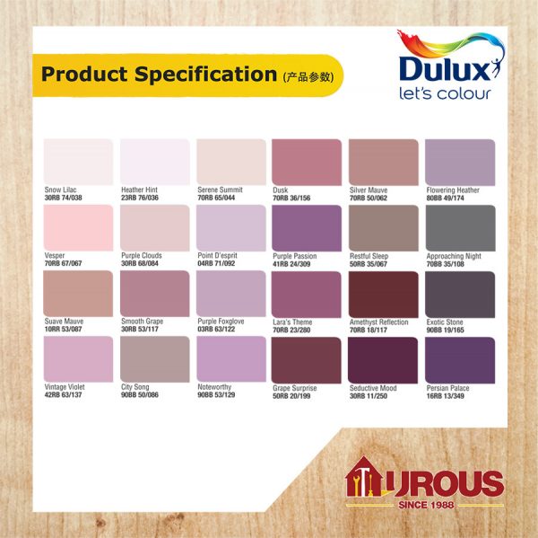 DULUX PENTALITE CLASSIC 5 LITRE(OTHERS COLOUR SERIES) - Image 3