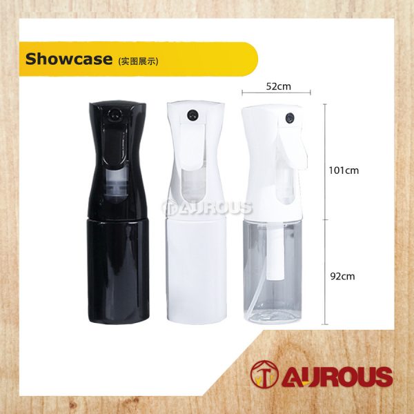 HAND PRESSURE FINE MIST SPRAYER ALCOHOL DISINFECTION SPRAY EMPTY BOTTLE (200ML/300ML) - Image 3