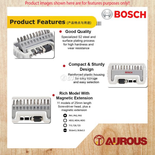 BOSCH PROFESSIONAL 11+1 SCREWDRIVER BIT SET (2607017335) - Image 8