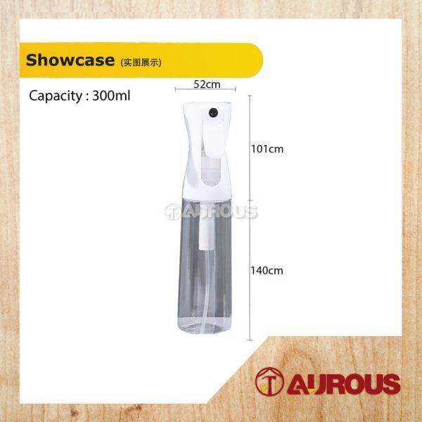 HAND PRESSURE FINE MIST SPRAYER ALCOHOL DISINFECTION SPRAY EMPTY BOTTLE (200ML/300ML) - Image 13