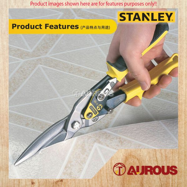 STANLEY FATMAX MAXSTEEL AVIATION SNIPS STRAIGHT CUT 254MM/10'' (14-563) - Image 7