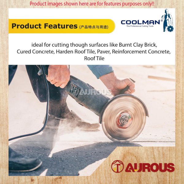 COOLMAN 88 SERIES T88 CONTINUOS TURBO RIM BLADE CUTTING DISC 4"/105MM - Image 4