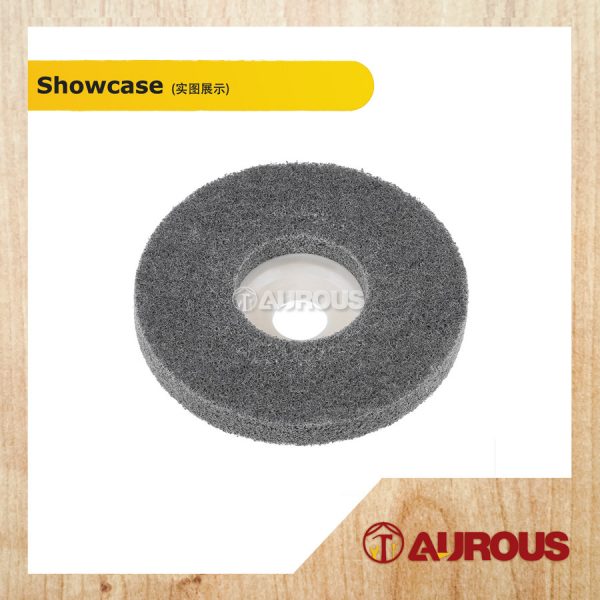4 INCH GREY NYLON FIBER POLISHING WHEEL BUFFING DISC FOR ANGLE GRINDER (1 PIECE) - Image 2