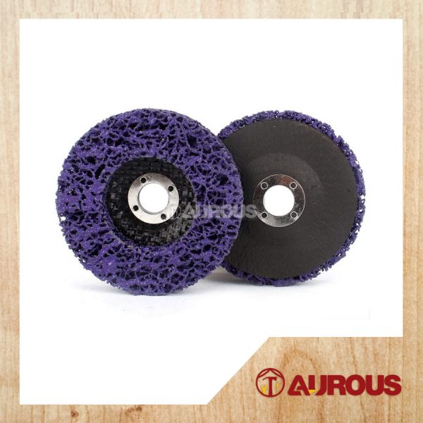 PURPLE GRINDING FIBRE CLEAN & STRIP DISC FOR ANGLE GRINDER 100MM X 16MM (1 PIECE)