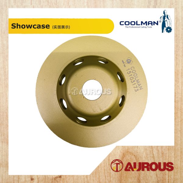 COOLMAN DOUBLE ROW DIAMOND DISC GRINDING WHEEL SUPREME 4''/105MM (CW100DRU) - Image 7