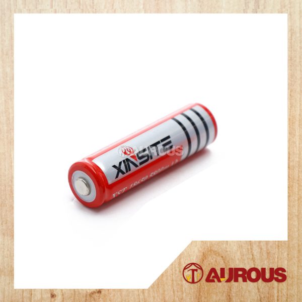 1 PIECE XINSITE SUPER LIFE RECHARGEABLE LI-ION BATTERY 18650 2800MAH 3.7V (RED)