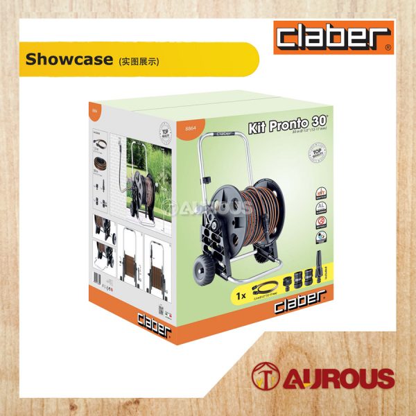 CLABER 8864 KIT PRONTO WITH 30M HOSE AND ADJUSTABLE SPRAYER - Image 4