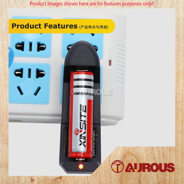 1 PIECE XINSITE SUPER LIFE RECHARGEABLE LI-ION BATTERY 18650 2800MAH 3.7V (RED) - Image 5