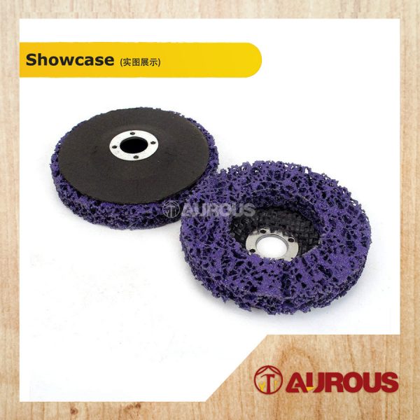 PURPLE GRINDING FIBRE CLEAN & STRIP DISC FOR ANGLE GRINDER 100MM X 16MM (1 PIECE) - Image 2