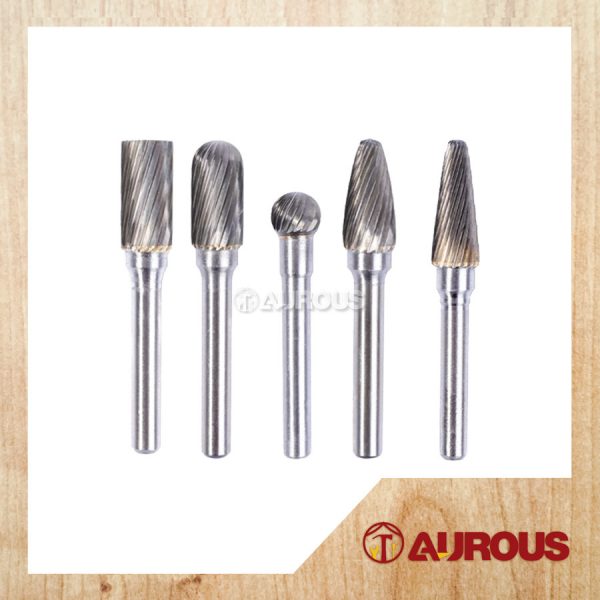 1 PIECE - TUNGSTEN CARBIDE BURR 3MM SHANK SINGLE CUT GRINDING BITS ROTARY FILE/MATA PORTING MATA KOREK