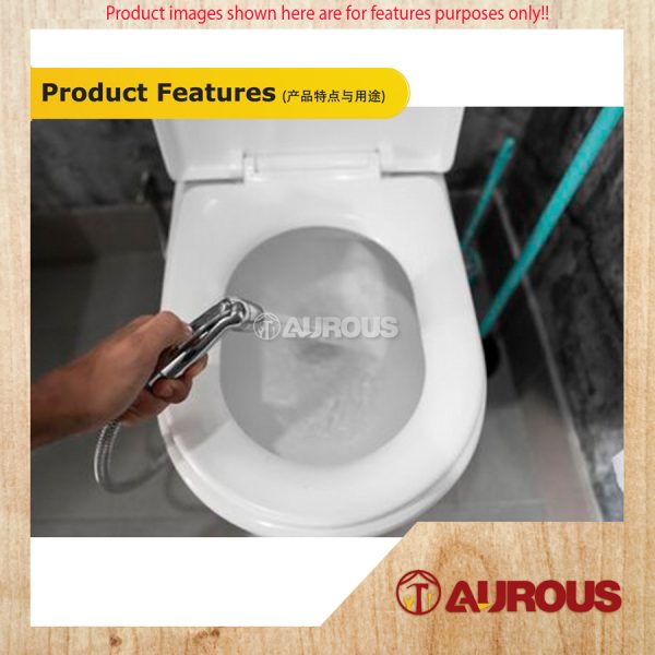 MITCO ABS CHROME HAND BIDET SPRAYER SET C/W FLEXIBLE HOSE (M9910C) - Image 7