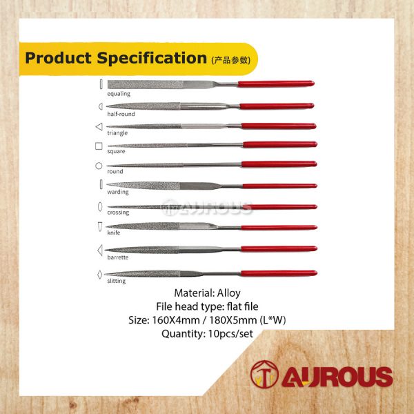 10 PIECES DIAMOND FILE SETS (4X160MM / 5X180MM) - Image 6