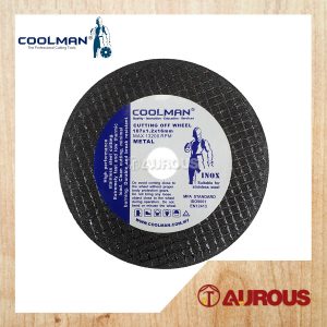 COOLMAN INOX FIBRE CUTTING DISC 4'' 107MM x 1.2MM x 16MM (FCD10012i) - 1 PIECE
