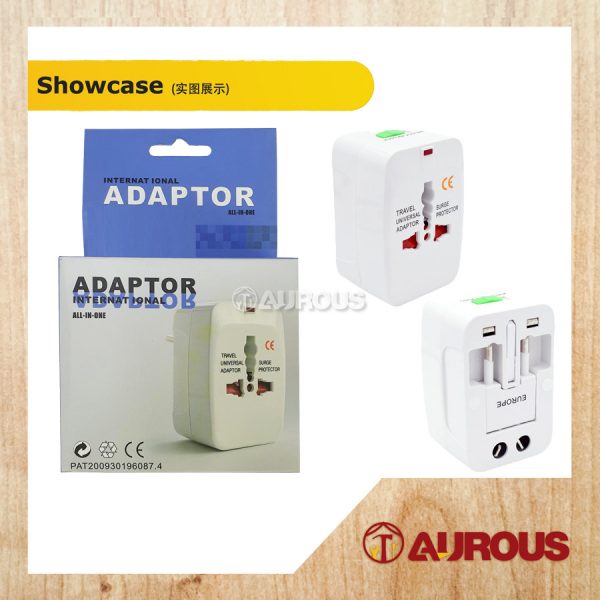 FULL COPPER INTERNATIONAL WORLDWIDE TRAVEL MULTI ADAPTOR TRAVELLING ADAPTER POWER PLUG CONVERTER - Image 4