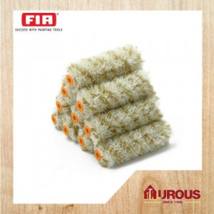 FIA PAINT ROLLER REFILL 4'' x 15MM (YELLOW/GREEN) FIA4125 (10PCS/BOX)