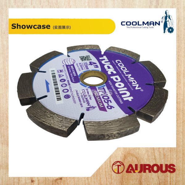 COOLMAN TUCK POINTER BLADE 6MM (4''/105MM) TP105-6 - Image 3