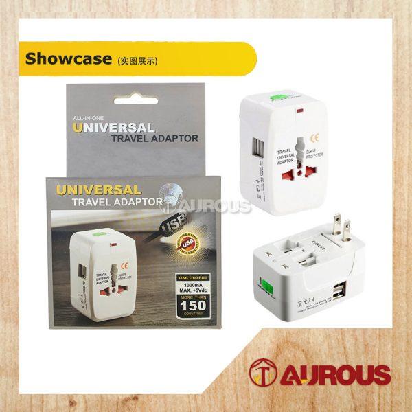 FULL COPPER INTERNATIONAL WORLDWIDE TRAVEL MULTI ADAPTOR TRAVELLING ADAPTER POWER PLUG CONVERTER - Image 3