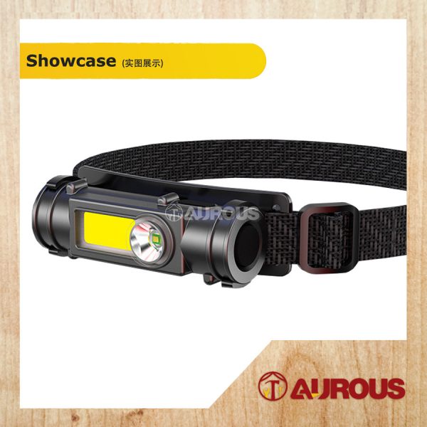 LED OUTDOOR USB MAGNETIC 2 MODE RECHARGEBLE HEAD LAMP XST 211 [BLACK] - Image 2
