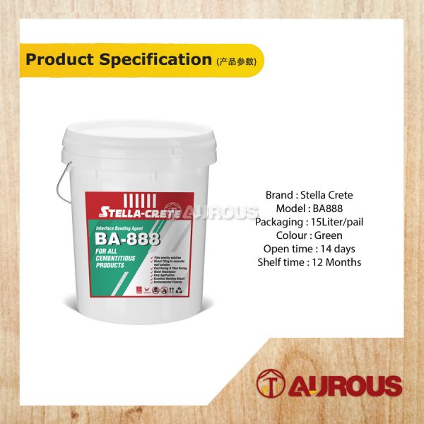STELLA CRETE BA-888 INTERFACE BONDING AGENT 15LITRE (BA888) - Image 5